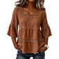 📢📢40% OFF !! ⏰Elegant Square Neck Summer Blouse