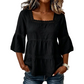 📢📢40% OFF !! ⏰Elegant Square Neck Summer Blouse