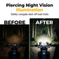 📢📢50% OFF !! ⏰Universal Motorcycle LED Spotlight Dual Color Auxiliary Driving Light
