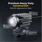 📢📢50% OFF !! ⏰Universal Motorcycle LED Spotlight Dual Color Auxiliary Driving Light