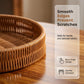 📢📢50% OFF !! ⏰ Round Imitation Rattan Serving Basket with Handles
