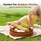 📢📢50% OFF !! ⏰ Round Imitation Rattan Serving Basket with Handles