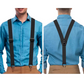 📢📢50% OFF !! ⏰ Men's X-Back Suspenders – Hook Clips, Adjustable & Heavy-Duty | Sturdy Hold for Work & Formal Wear
