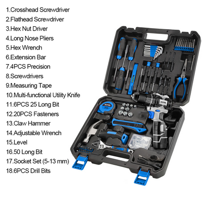 Cordless Power Drill Kit