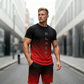 📢📢40% OFF !! ⏰Men's Gradient T-Shirt and Shorts Set