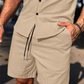 📢📢30% OFF !! ⏰Men's Casual Short Sleeve Shirt & Shorts Set