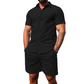📢📢30% OFF !! ⏰Men's Casual Short Sleeve Shirt & Shorts Set