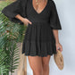 📢📢40% OFF !! ⏰Women's Lace Crochet Romper Dress with Built-in Shorts