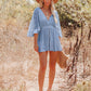 📢📢40% OFF !! ⏰Women's Lace Crochet Romper Dress with Built-in Shorts
