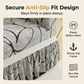 High-Stretch Sofa Slipcover – Ruffled Hem & Full Protection