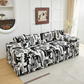 High-Stretch Sofa Slipcover – Ruffled Hem & Full Protection