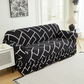 High-Stretch Sofa Slipcover – Ruffled Hem & Full Protection