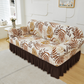 High-Stretch Sofa Slipcover – Ruffled Hem & Full Protection