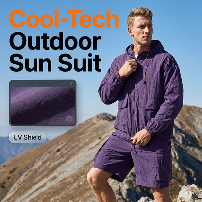 📢📢40% OFF !! ⏰Unisex Mountain Style Ice Cooling Sun Protection Jacket
