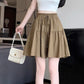 📢📢40% OFF !! ⏰Women High Waist Skirt Pants Wide Leg Ruffle Culottes