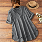 📢📢40% OFF !! ⏰Women's Casual Loose Fit V-Neck Blouse