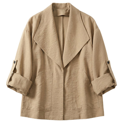 📢📢40% OFF !! ⏰Women's Casual Vintage Lapel Jacket