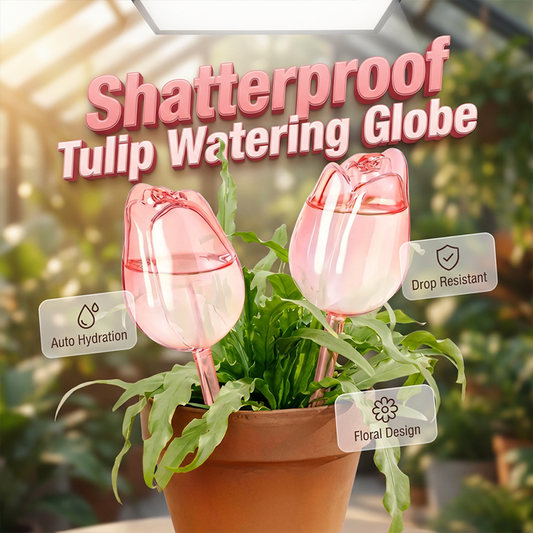 📢📢40% OFF !! ⏰Automatic Tulip-Shaped Plant Watering Globe