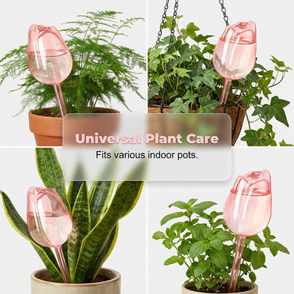 📢📢40% OFF !! ⏰Automatic Tulip-Shaped Plant Watering Globe
