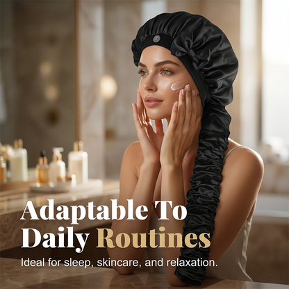 📢📢40% OFF !! ⏰Heatless Curl Satin Bonnet for Sleeping