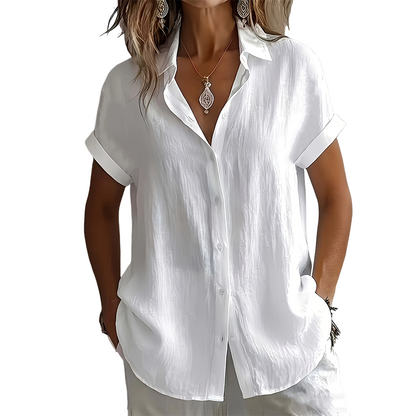 📢📢40% OFF !! ⏰Women's Summer Casual Short Sleeve Shirt