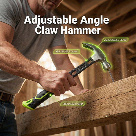 📢📢40% OFF !! ⏰ Heavy-Duty Multi-Purpose Claw Hammer | Trade-Grade | Heat-Treated | Anti-Slip Grip