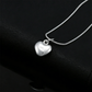 📢📢33% OFF !! ⏰Silver Plated Chubby Heart Pendant Necklace