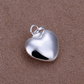 📢📢33% OFF !! ⏰Silver Plated Chubby Heart Pendant Necklace