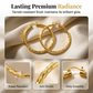 📢📢40% OFF !! ⏰Women’s Minimalist Textured Hoop Earrings Statement Round Jewelry