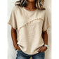 📢📢30% OFF !! ⏰Women’s Summer Top with Raw Edge Paneling