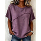 📢📢30% OFF !! ⏰Women’s Summer Top with Raw Edge Paneling