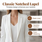 Women's Solid Color Lapel Blazer Jacket