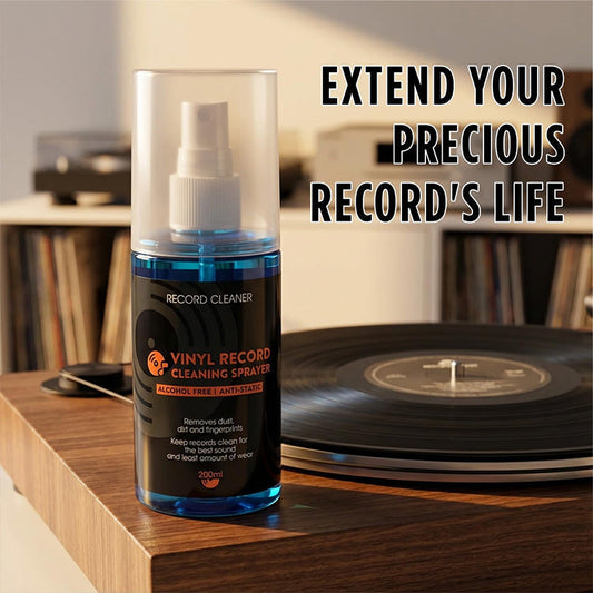 📢📢50% OFF !! ⏰Start maintenance!!!Anti-Static Vinyl Record Cleaning Spray