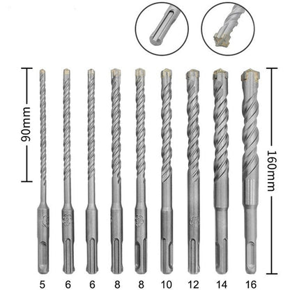🏆LAST DAY SALE 50% OFF🔥9-Piece SDS Plus Hammer Drill Bit Set