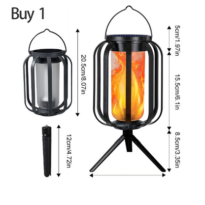 🏮 50% OFF NOW! ☀️ Solar Flickering Flame Lantern – Waterproof & auto-on – Realistic warm glow, perfect for patios, gardens or pathways – no wiring needed 🌙