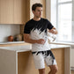 📢📢40% OFF !! ⏰Men’s Summer Dynamic Print Casual Set