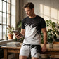 📢📢40% OFF !! ⏰Men’s Summer Dynamic Print Casual Set