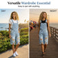 📢📢40% OFF !! ⏰Women's Distressed Denim Overall Shorts