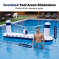 📢📢40% OFF !! ⏰Inflatable Rocket Ship Water Volleyball Net Set