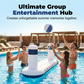 📢📢40% OFF !! ⏰Inflatable Rocket Ship Water Volleyball Net Set