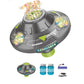 📢📢40% OFF !! ⏰ Smart Rotating UFO Bubble Machine – 360° Rotation, RGB Lights, Obstacle Avoidance ✨