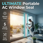 📢📢40% OFF !! ⏰Portable AC Window Seal Kit with 2 Zipper Doors