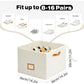 📢📢40% OFF !! ⏰ Shoe storage box – clear top, foldable, odor-free, organized closet!