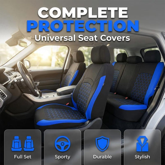 📢📢40% OFF !! ⏰Universal 9-Piece Car Seat Cover Set for 5-Seat Vehicles