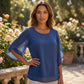 Women’s Summer Batwing Sleeve Top Casual Split Loose Blouse