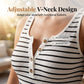 Women's Striped Bodycon Tank Dress
