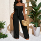 📢📢40% OFF !! ⏰Women's Strapless High-Waisted Wide-Leg Jumpsuit