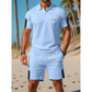 📢📢40% OFF !! ⏰Men's Casual Short-Sleeve Shorts Set