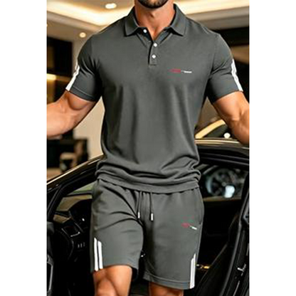 📢📢40% OFF !! ⏰Men's Casual Short-Sleeve Shorts Set