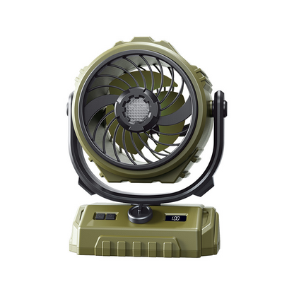 📢📢40% OFF !! ⏰ 100-Speed Turbo Camping Fan – Rechargeable & powerful – Compact, quiet & long battery life – perfect for tents, RVs or outdoor workspaces 🔋⛺✨